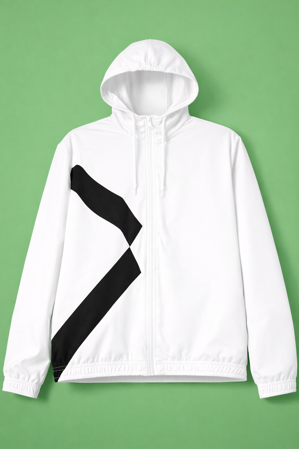 Bengaluru Black & White Windcheater Jacket