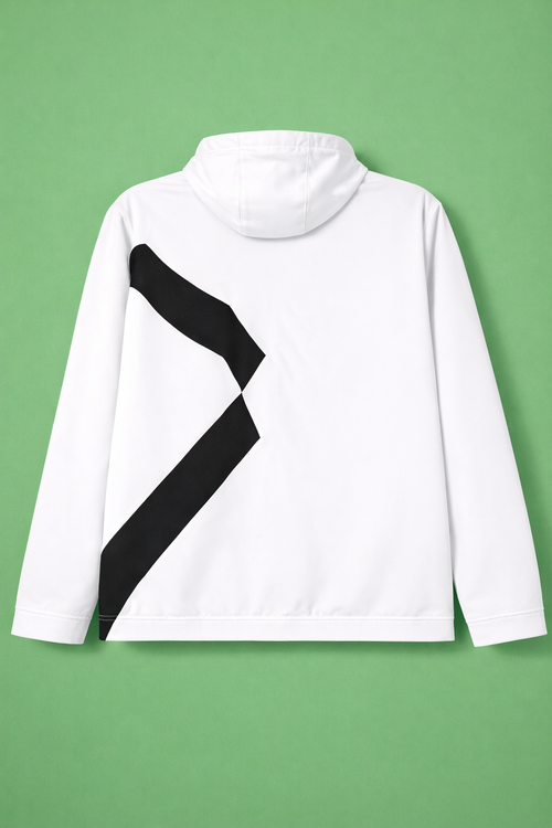 Bengaluru Black & White Windcheater Jacket