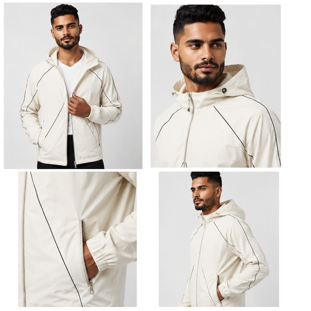 Delhi Piping Windcheater Jacket